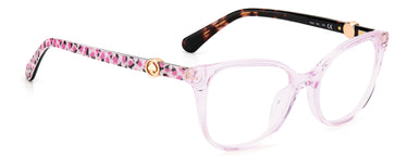 Premium Women Kate Spade Model Eyeglasses: Taya - Pink(2)- SpecSMART Eye Clinic (Diagonal View)